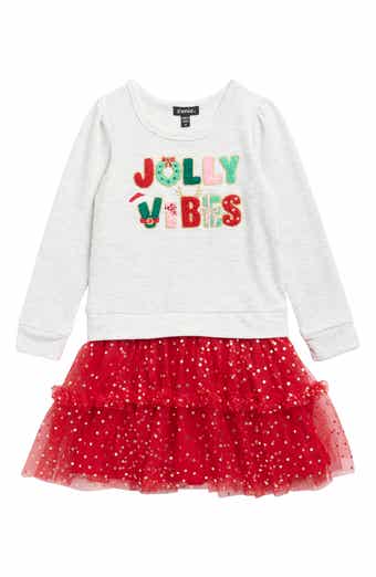 Kids' Holly Jolly Twofer Dress