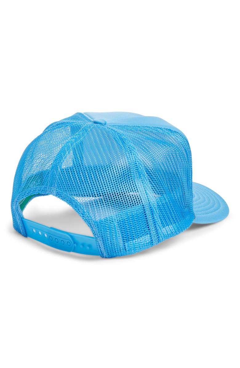 Friday Feelin’ Sunset Sunrise Trucker Hat, Alternate, color, Blue