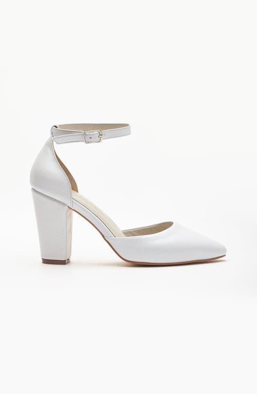 Forever & Always Shoes Rossella Leather Block Heel Pumps
