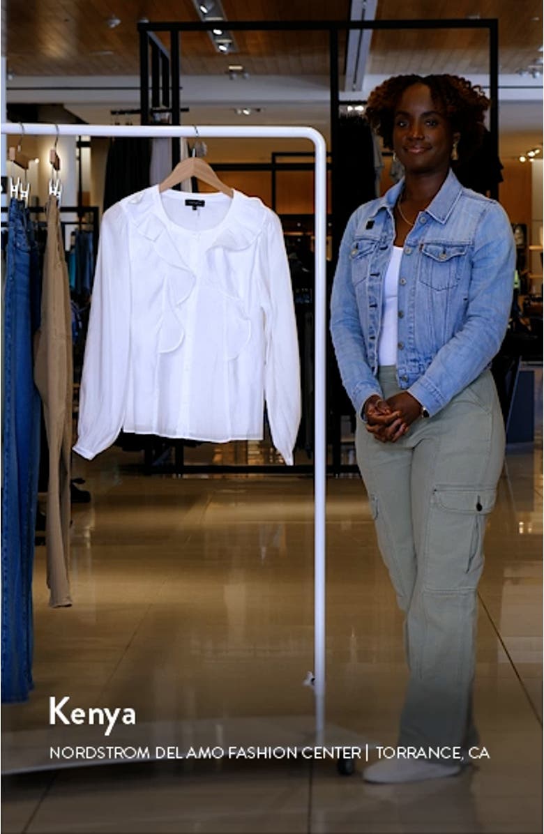 Ruffle Trim Shirt, sales video thumbnail