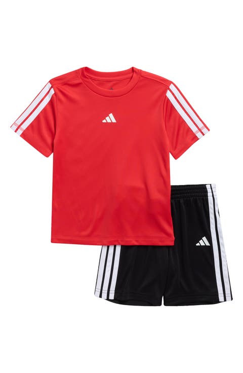 Kids' 3-Stripe T-Shirt & Shorts Set (Toddler)