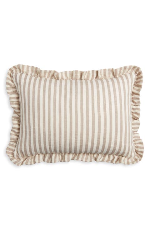 Stripe Linen Accent Pillow