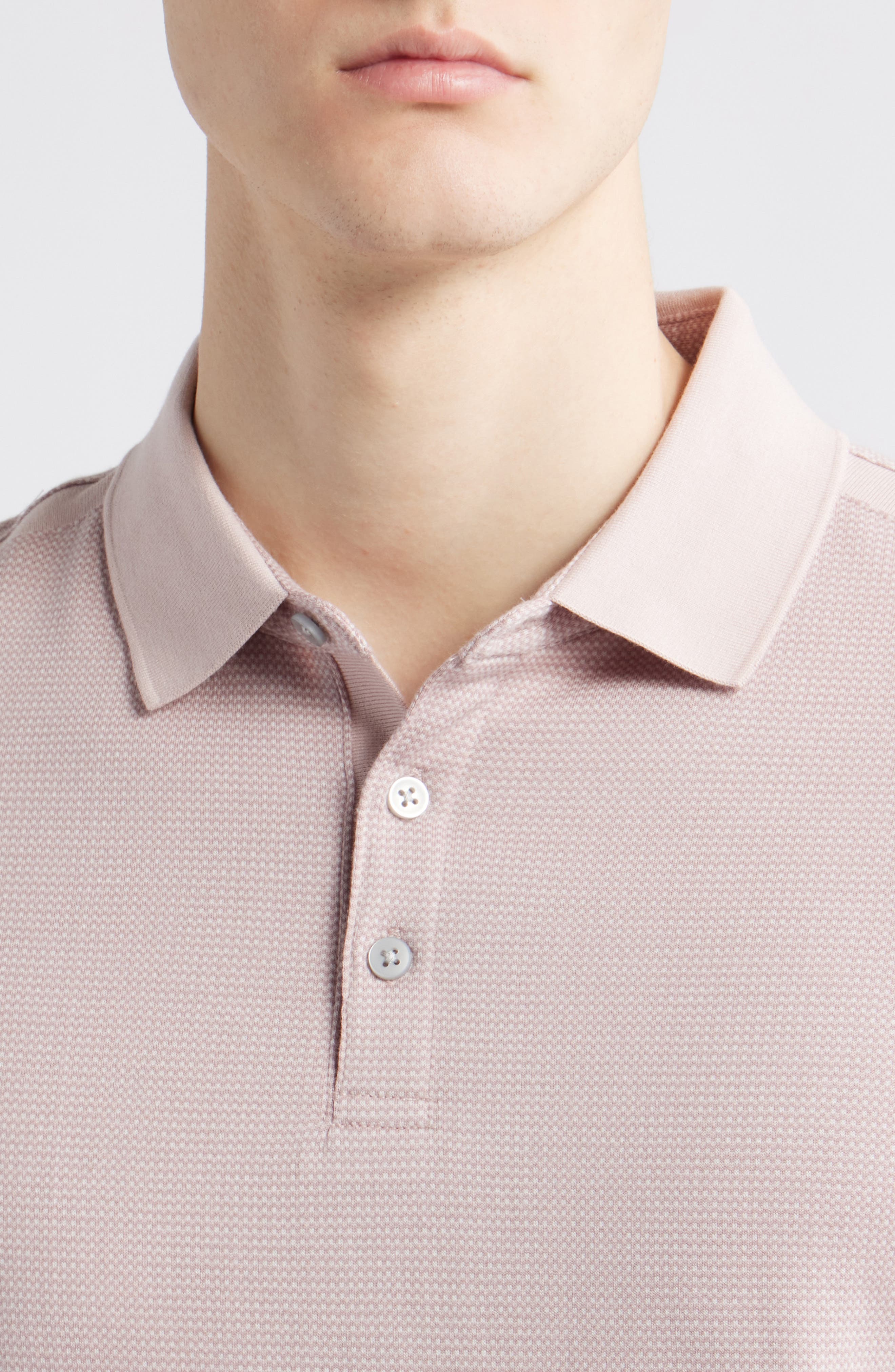 Modesto Race Stripe Cotton Polo - image 4