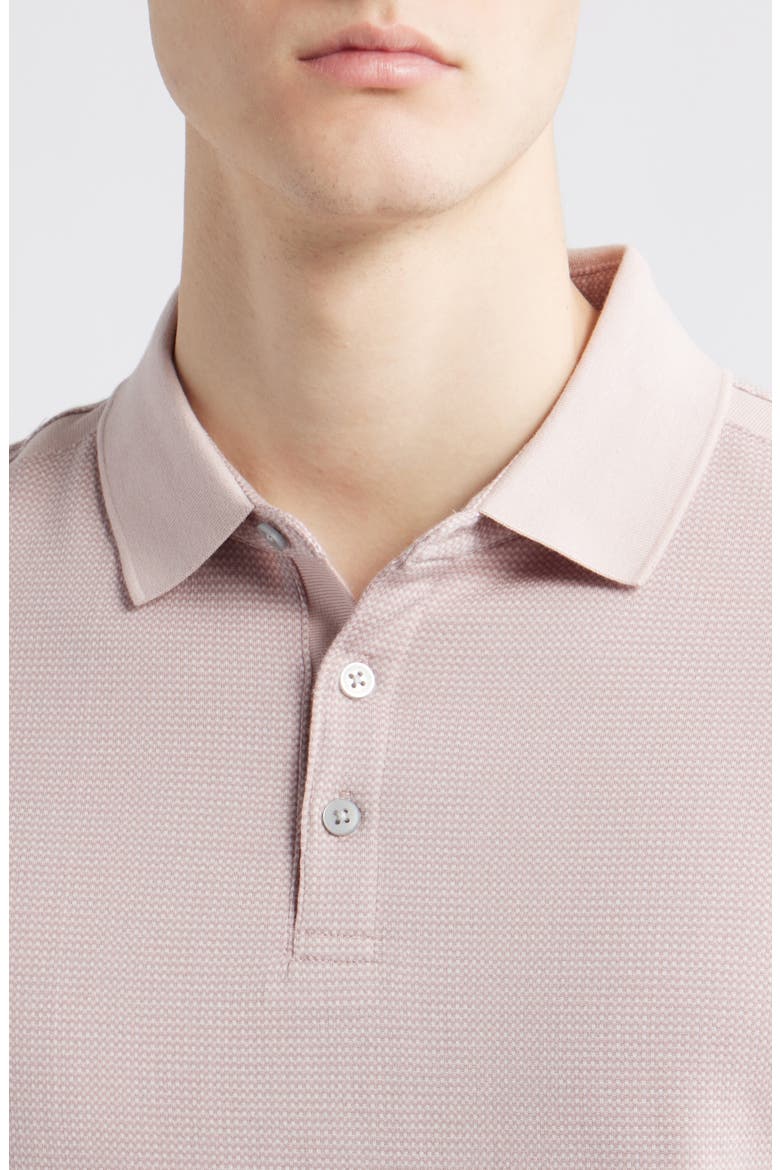 Modesto Race Stripe Cotton Polo, Alternate, color, LIGHT PINK