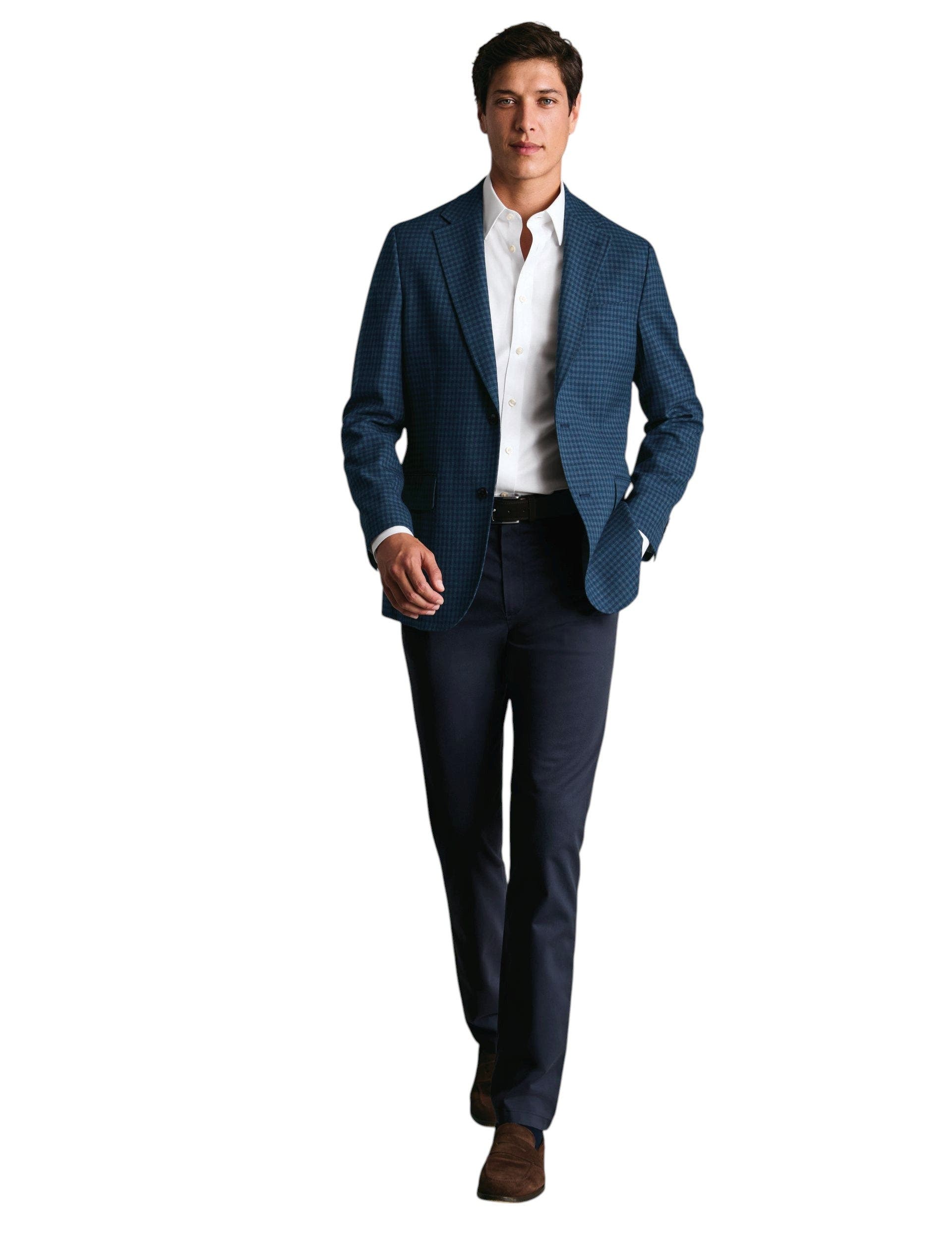 Charles Tyrwhitt Wool Texture Twill Jacket (Men) | Nordstrom