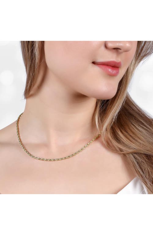 Best Silver Gender Inclusive Rope Chain Necklace In Gold