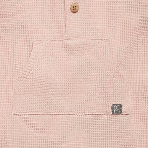 Modern Moments™ By Gerber Waffle Knit Romper With Kangaroo Pocket In Pink