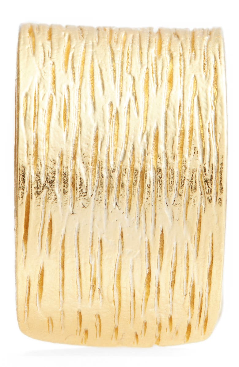 Karine Sultan Cigar Band Ring, Alternate, color, Gold