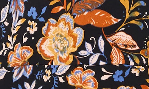 CHAUS CHAUS FLORAL SIDE TIE TOP