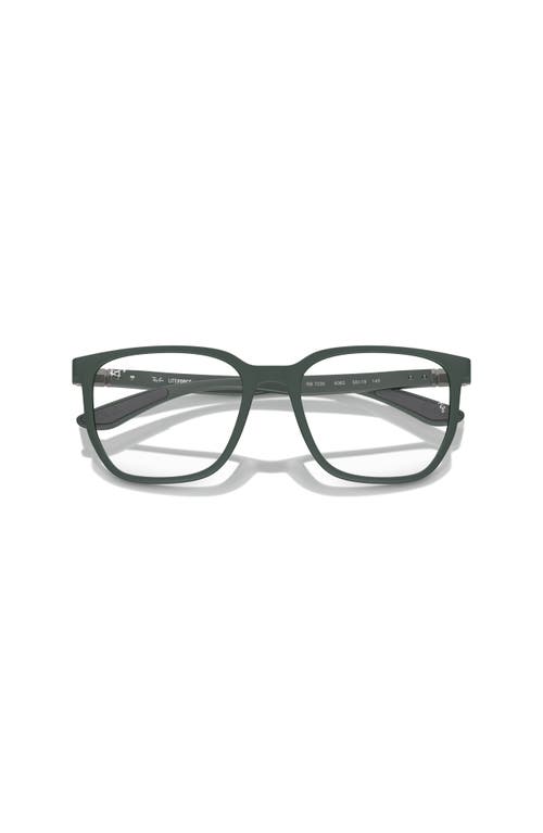 Ray Ban Ray-ban 53mm Irregular Optical Glasses In Green