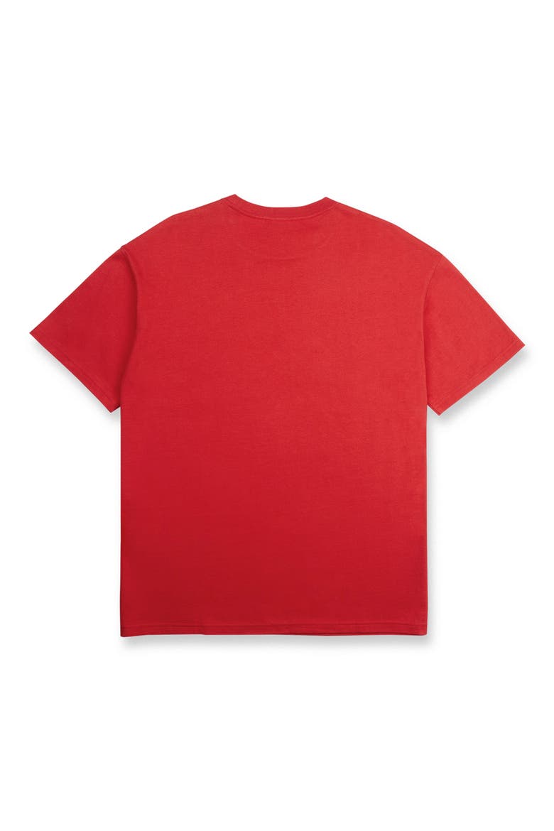 Young Guns Impaired Oversize Graphic Cotton T-Shirt, Alternate, color, SALSA