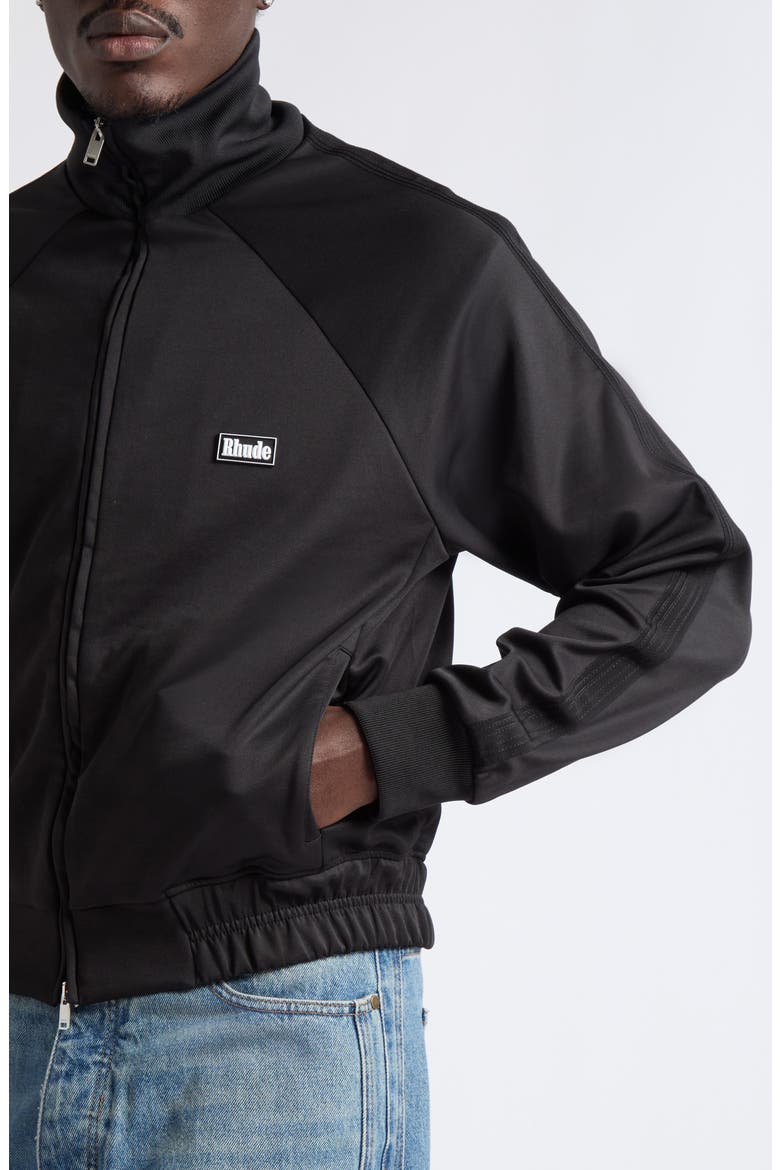 Madera Track Jacket, Alternate, color, BLACK