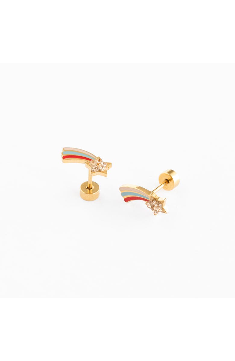 Pip Pop Shooting Star Stud Earrings, Main, color, Multi
