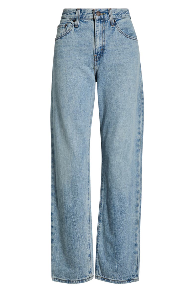 Easy Dad Jeans, Alternate, color, FAN FLARE
