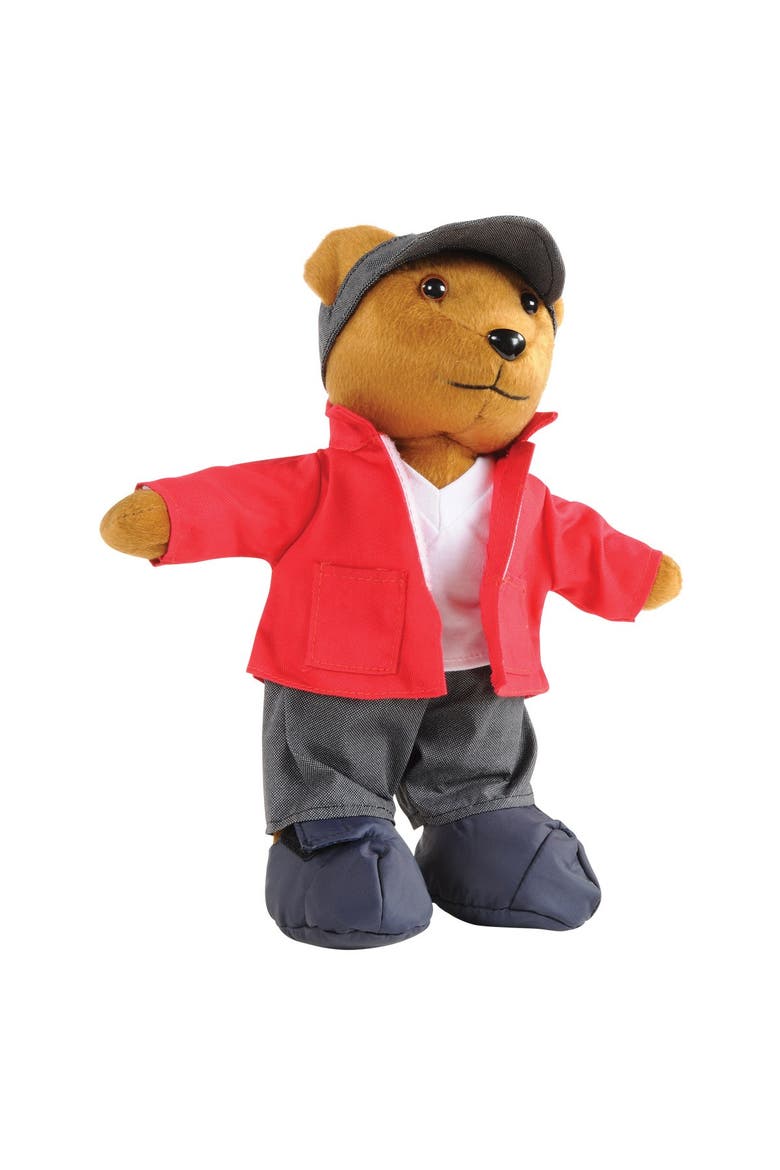Weather Bear Set With Clothes, Alternate, color, Brown