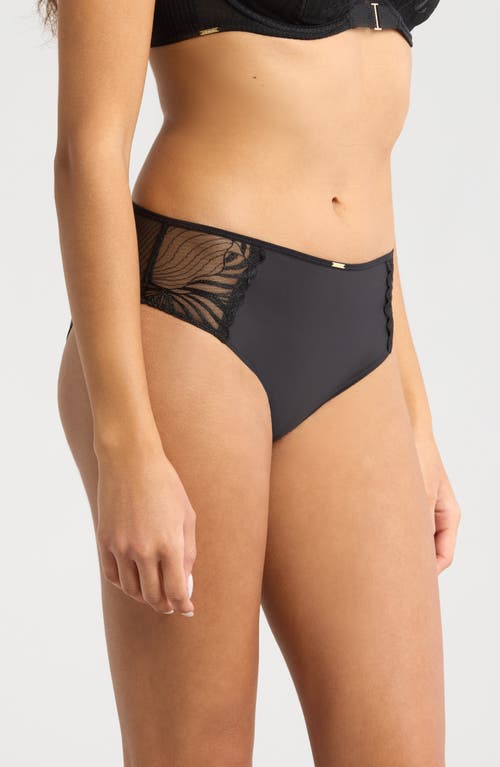 Chantelle Lingerie Legend Mid Rise Bikini Briefs In Black