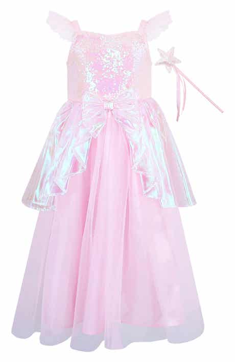 Kids' Princess Sequin Dress & Wand Set