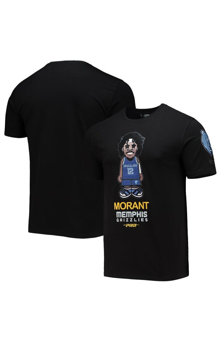 PRO STANDARD Men's Pro Standard Ja Morant Black Memphis Grizzlies Caricature T-Shirt, Alternate, color, 