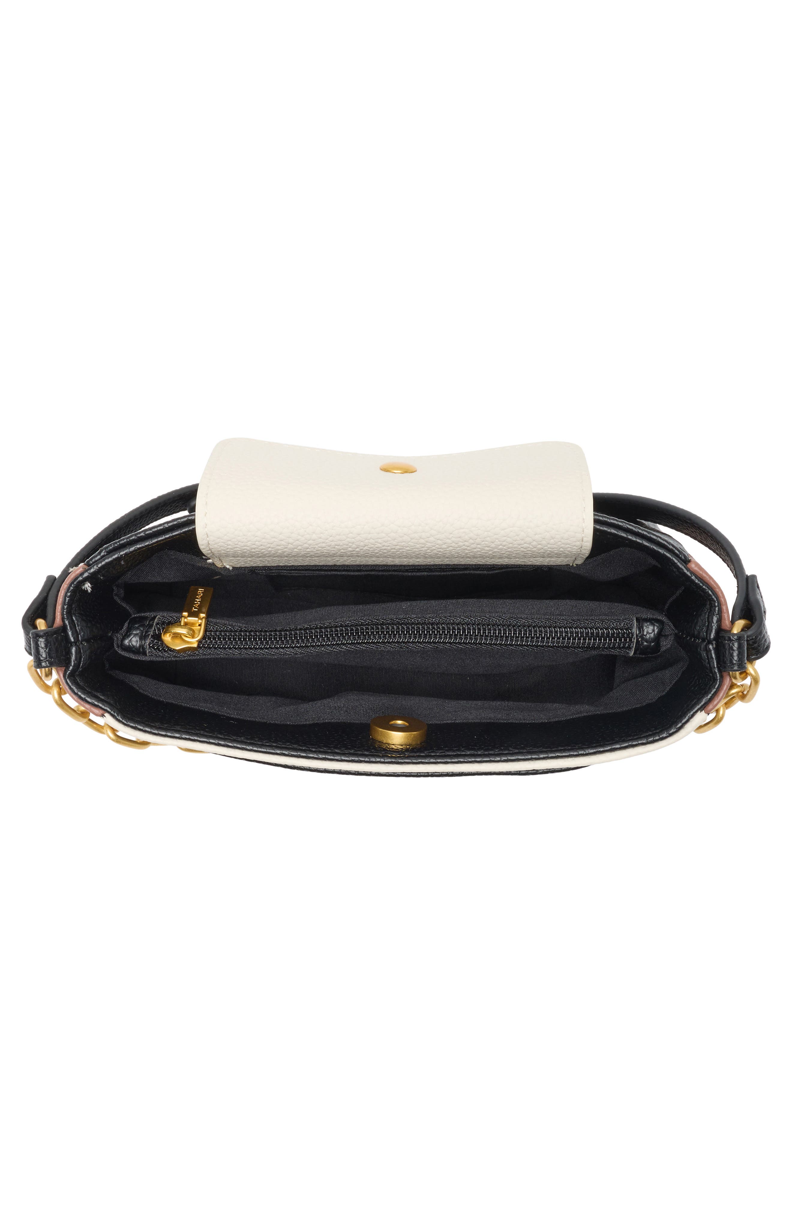 Tahari Hollis Crossbody Bag, Alternate, color, Black Block