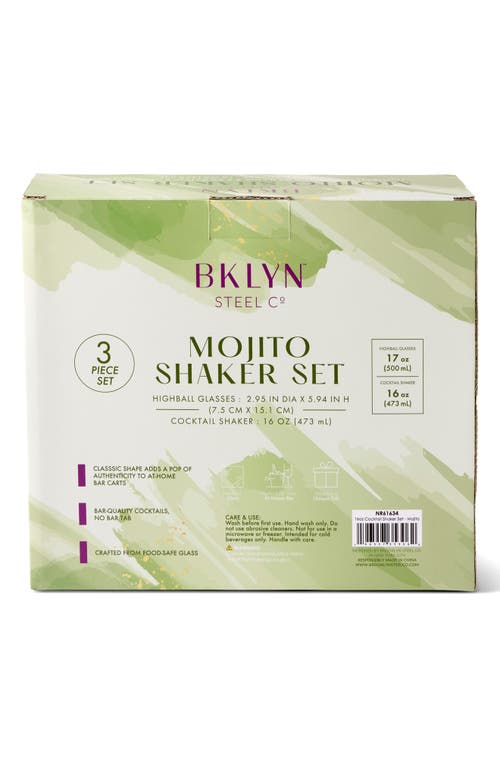 Brooklyn Steel Co. Mojito Shaker Set In Silver