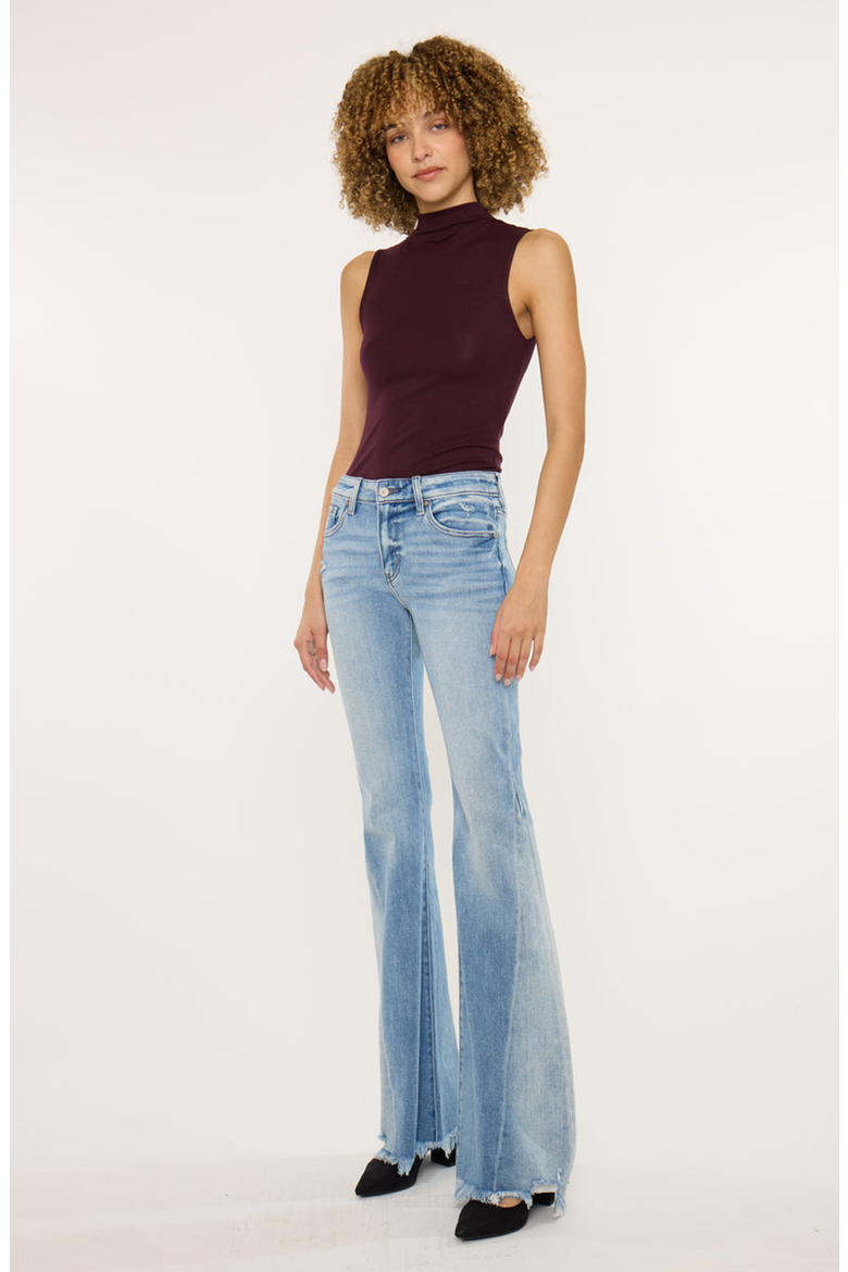 Rosecrans Mid Rise Flare Jeans, Alternate, color, Medium Wash