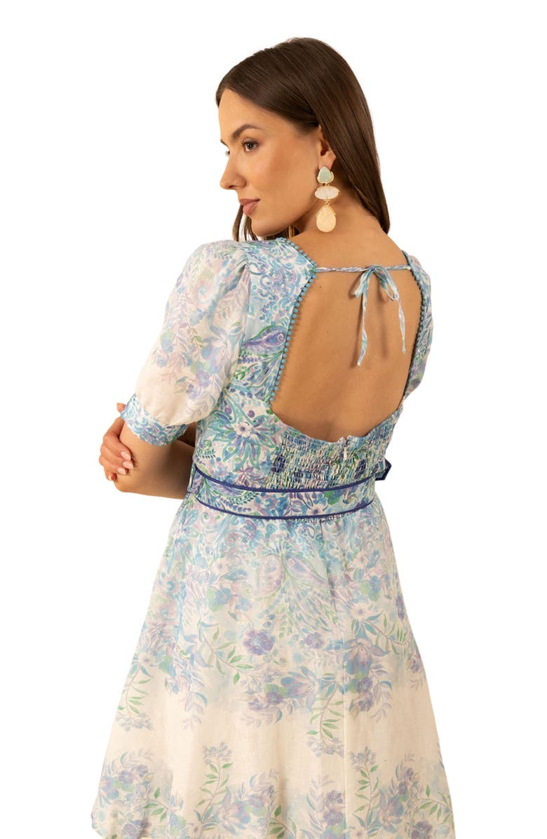 Hale Bob Kara Linen Dress, Alternate, color,