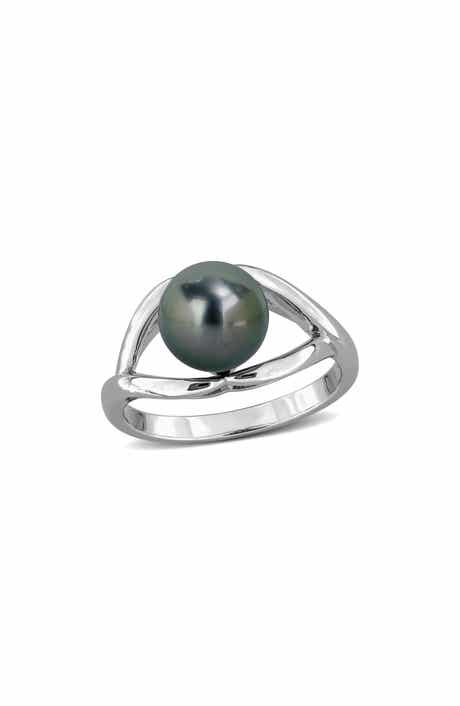 DELMAR Cultured Tahitian Pearl Ring