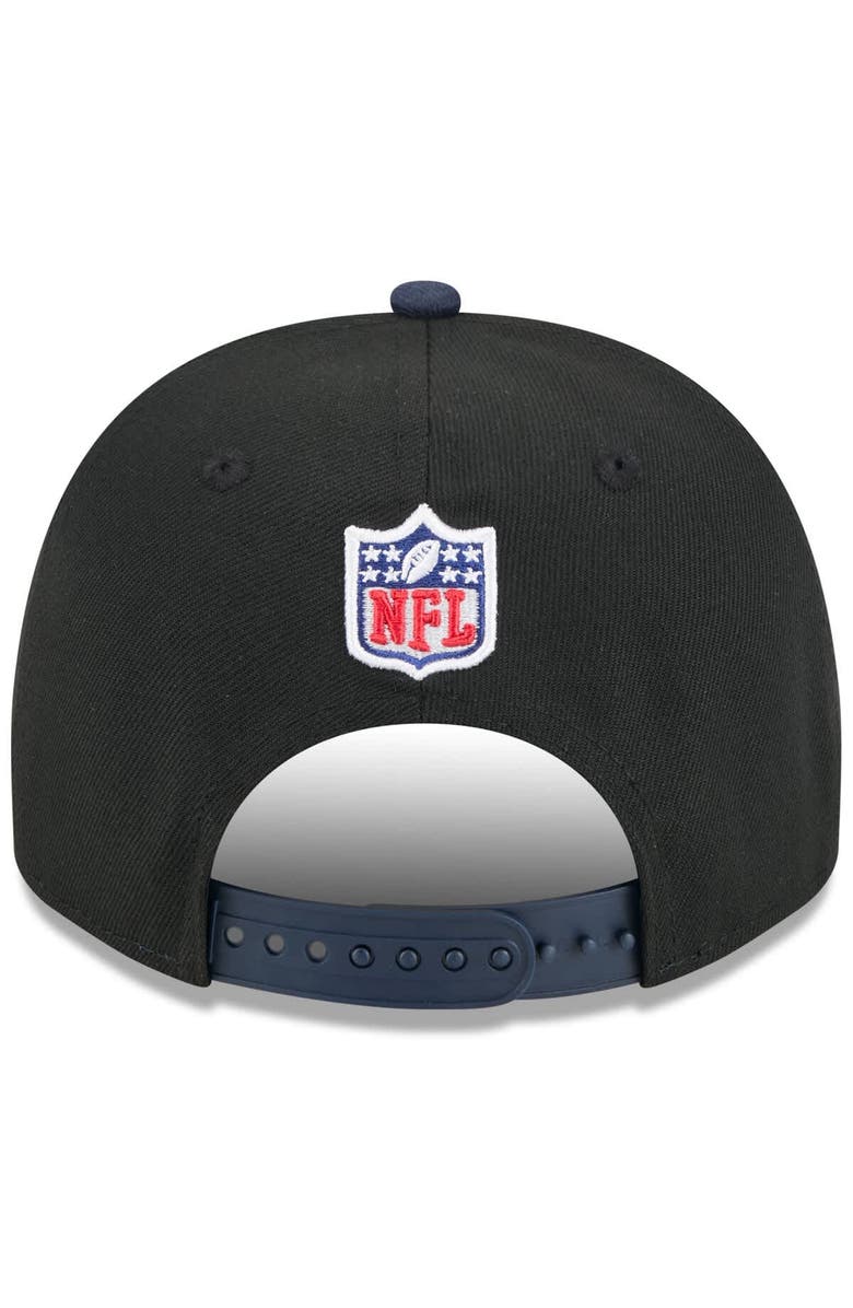 New Era Men's New Era  Black/Navy Chicago Bears 2025 NFL Draft A-Frame 9FIFTY Snapback Hat, Alternate, color, 