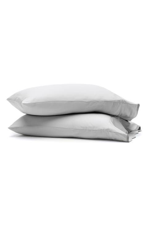 Signature Curved Edge Set of 2 Organic Cotton Pillowcases