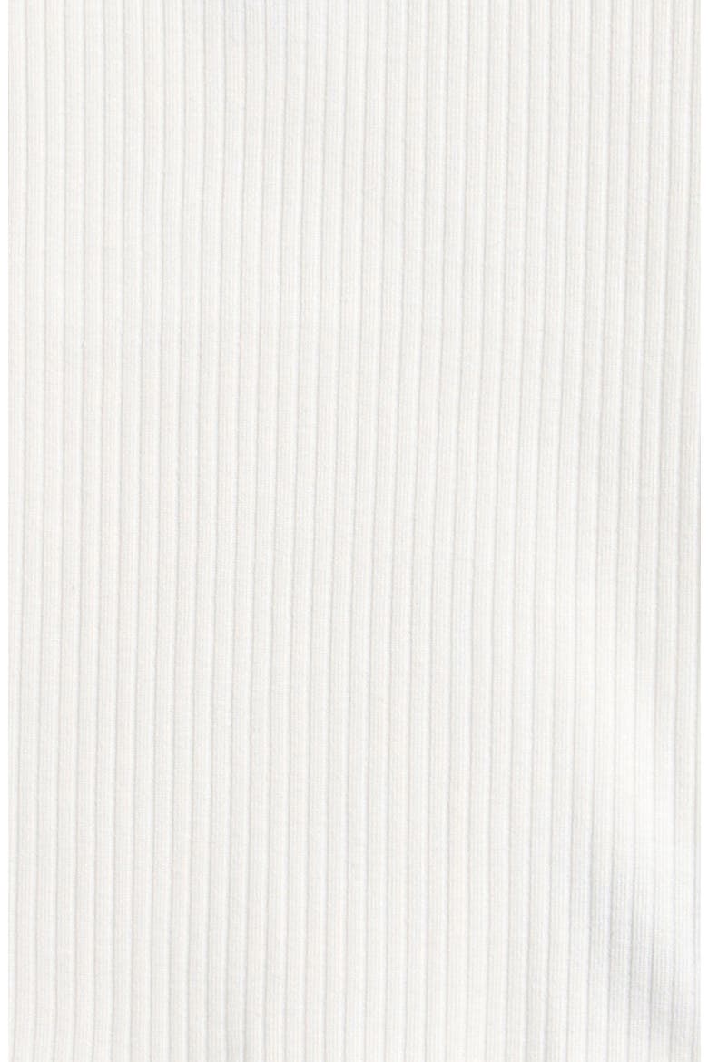 Kids' Essentials Ribbed Tee, Alternate, color, OFF WHITE