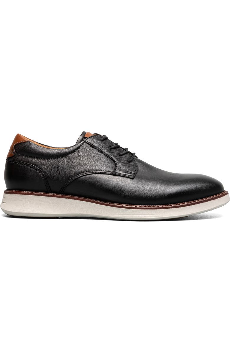 Florsheim Launch Plain Toe Derby, Alternate, color, Black Multi
