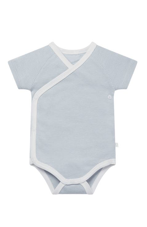 Short Sleeve Wrapover Bodysuit