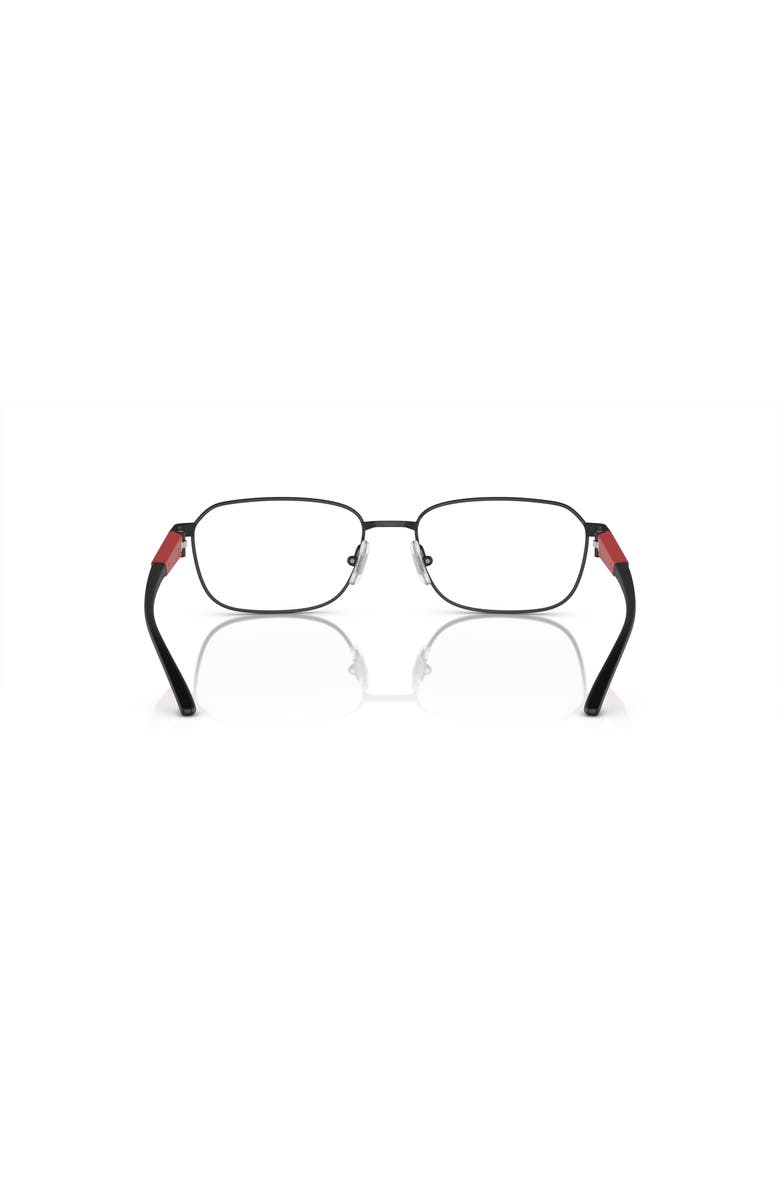 ARNETTE 55mm Rectangle optical glasses, Alternate, color, Black