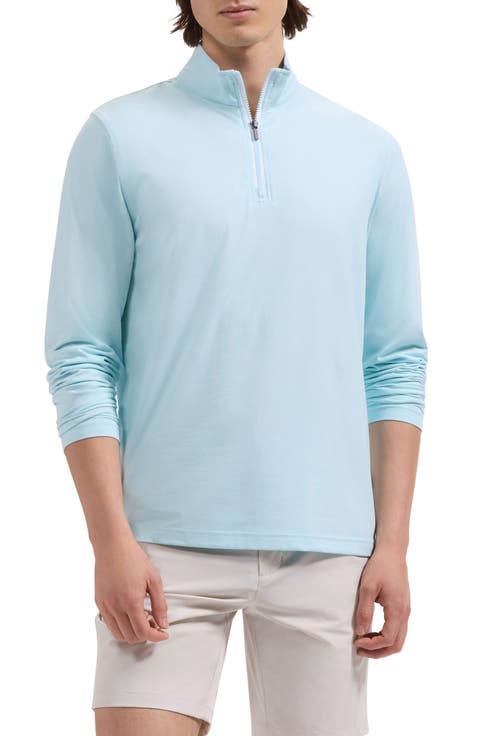 Mélange Quarter Zip Pullover