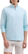 Bugatchi Mélange Quarter Zip Pullover
