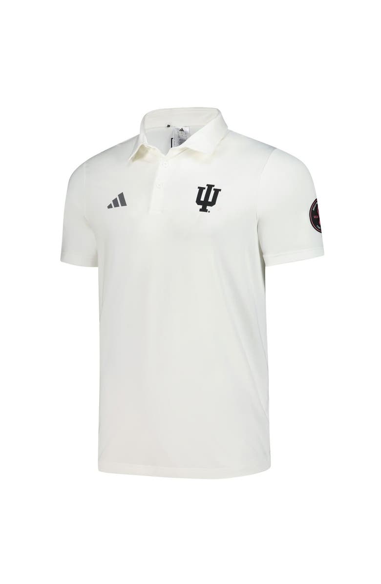 adidas Men's adidas White Indiana Hoosiers Wear Pink Breast Cancer Awareness Polo, Alternate, color, White