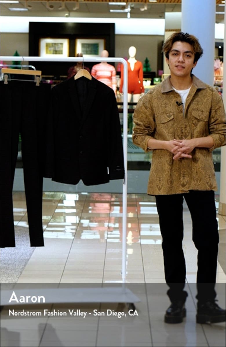 Kids' Microcheck Skinny Suit, sales video thumbnail