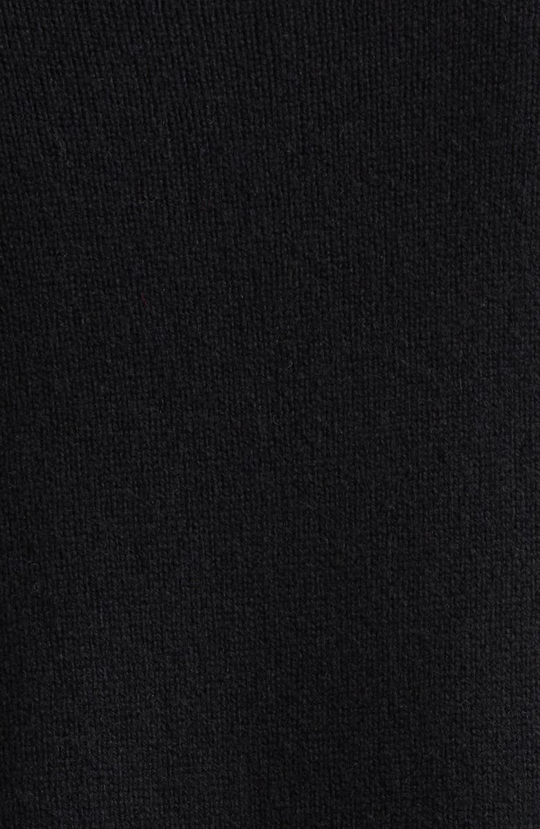 Cinq à Sept Paris New York Wool Blend Graphic Sweater, Alternate, color, Black/ Ivory