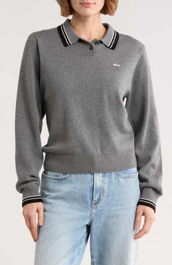 Obey Goalie Cotton Polo Sweater