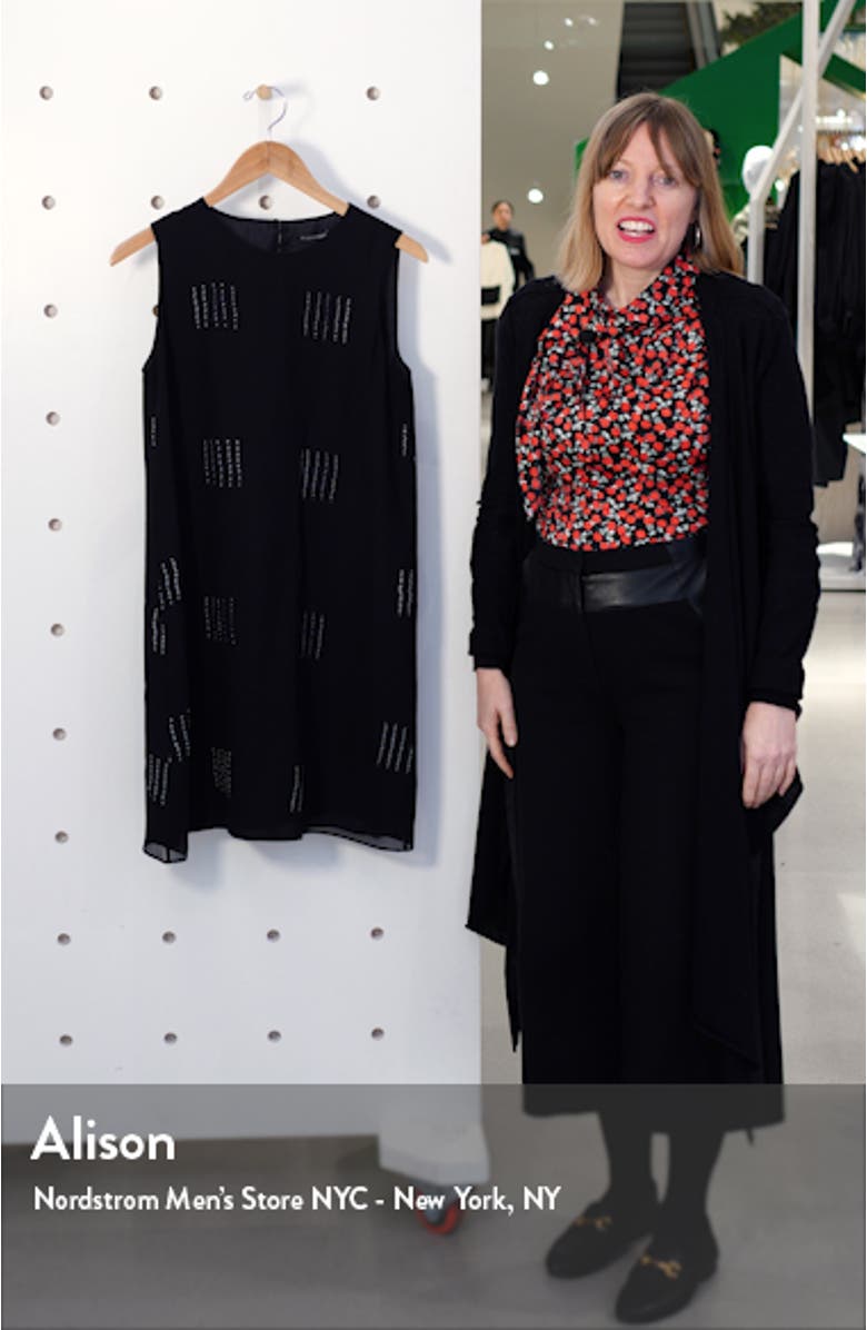 Hand Dyed Silk Shift Dress, sales video thumbnail