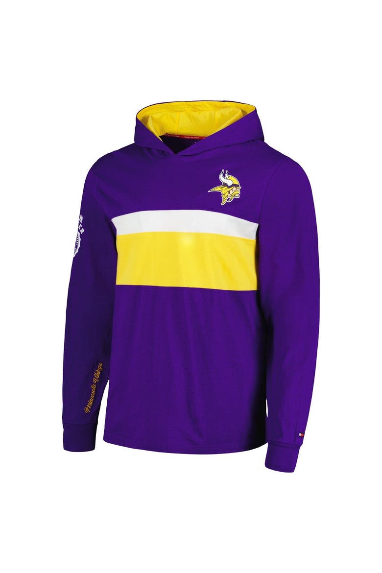 Men's Tommy Hilfiger  Purple Minnesota Vikings Morgan Long Sleeve Hoodie T-Shirt, Alternate, color, Purple