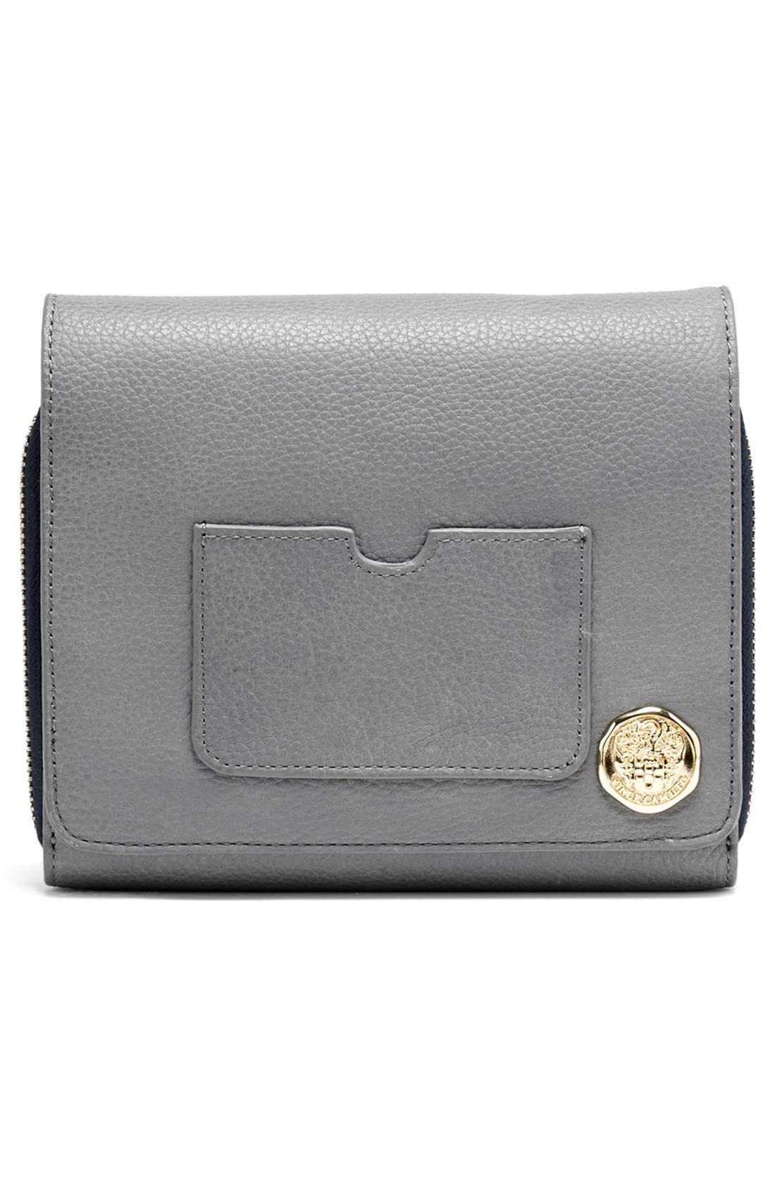 'Small Anika' Crossbody Bag, Alternate, color, GRAY/ PEACOAT