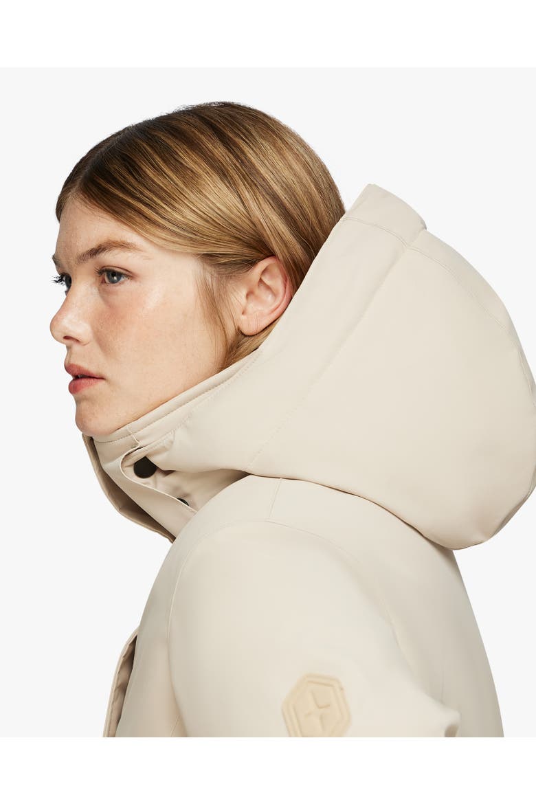 GENIA | Hooded Down Winter Jacket, Alternate, color, Oatmeal
