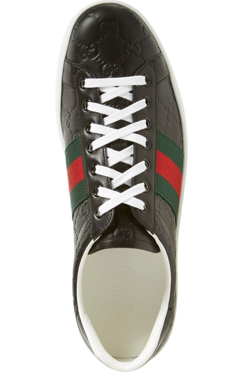 Gucci New Ace Sneaker, Alternate, color,