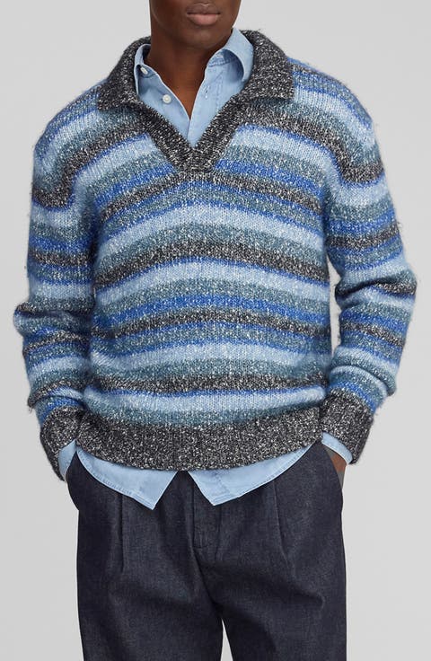 Erling Striped Polo Sweater