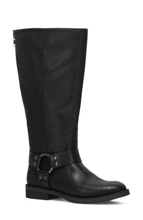 Kellie Harness Faux Leather Tall Boot