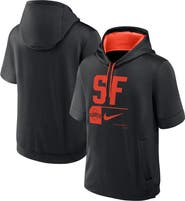 Nike Men's Nike Black San Francisco Giants Tri Code Lockup Short Sleeve Pullover Hoodie