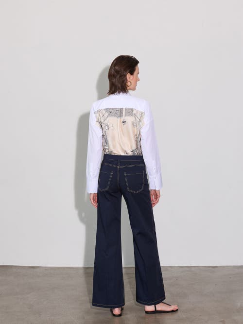 Callas Milano Jane Flareleg Trouser In Blue
