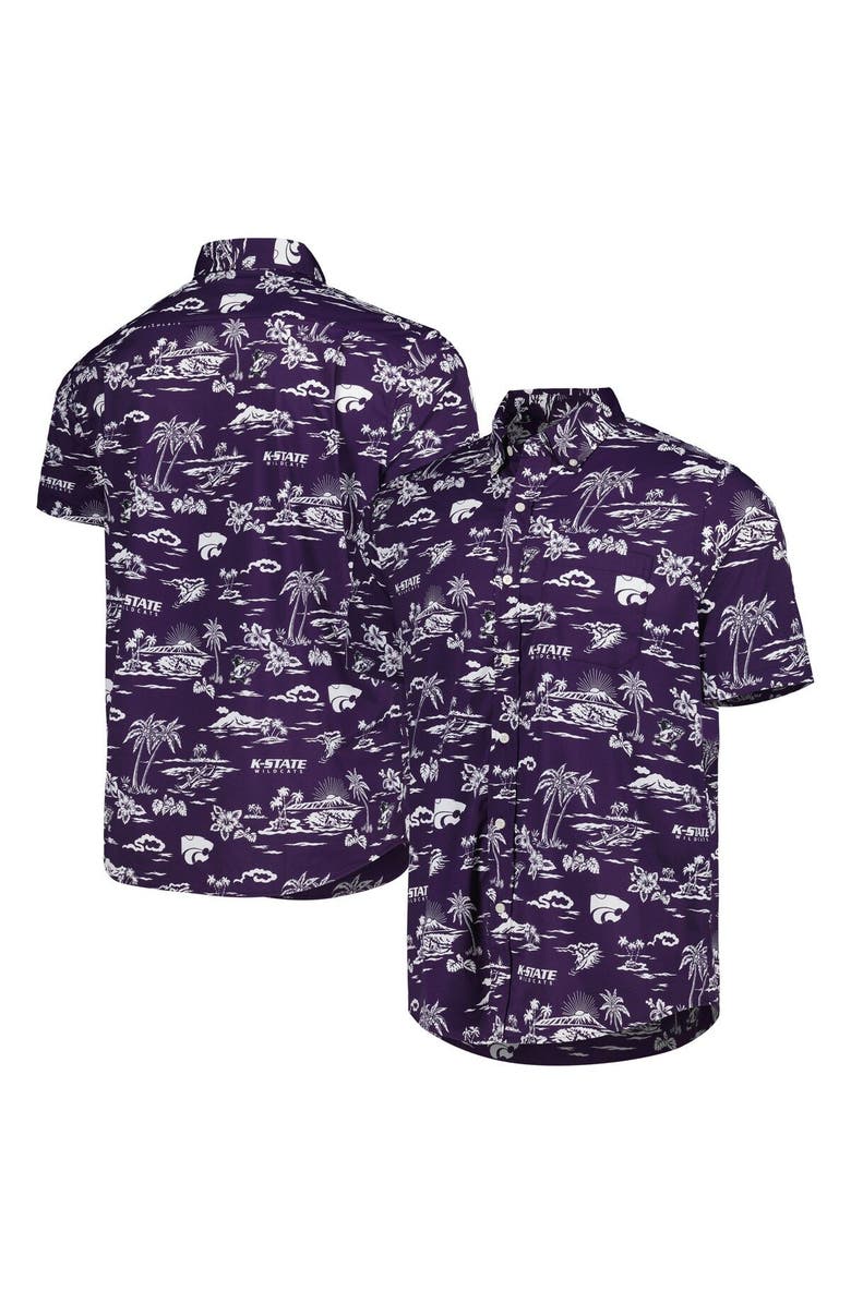 Reyn Spooner Men's Reyn Spooner Purple Kansas State Wildcats Performance Button-Down Shirt, Main, color, Purple
