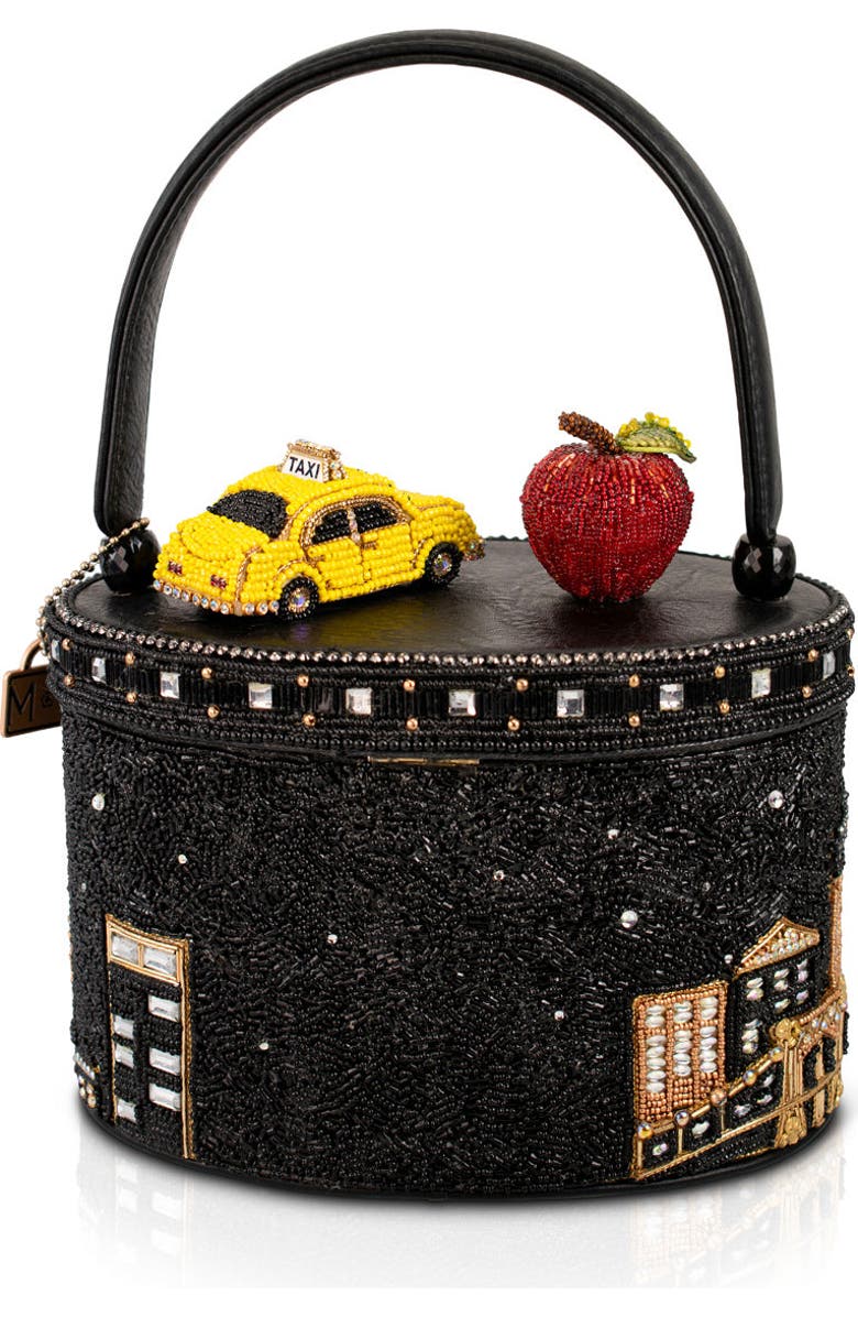 Mary Frances Accessories City Lights Top Handle Handbag, Alternate, color, Black